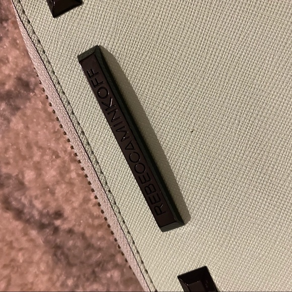 Rebecca Minkoff leather mint zipper wallet - Picture 3 of 5